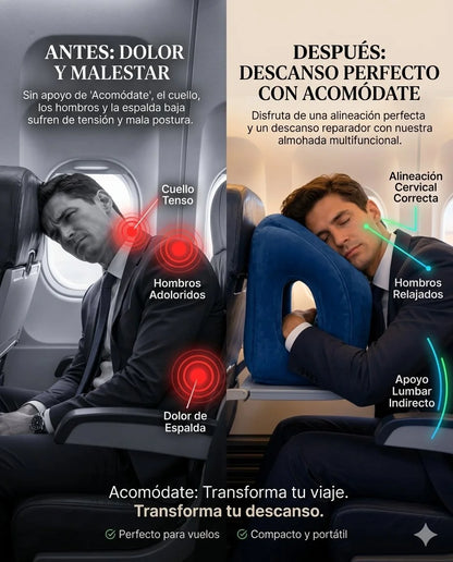 Almohada Inflable Travel Pro