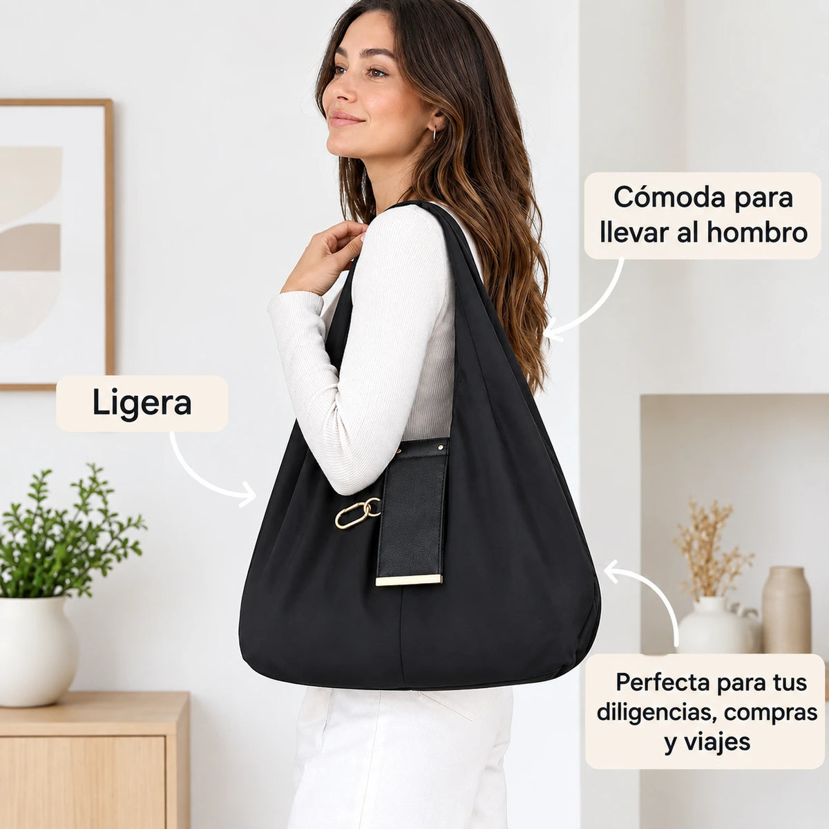 Bolso Hobo Multifuncional – Elegancia y Comodidad