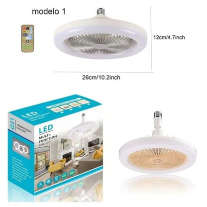 Foco Ventilador de Techo 2 en 1 – Iluminación y Frescura Inteligente