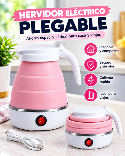 KettleFlex™ | Hervidor Eléctrico Plegable y Portátil