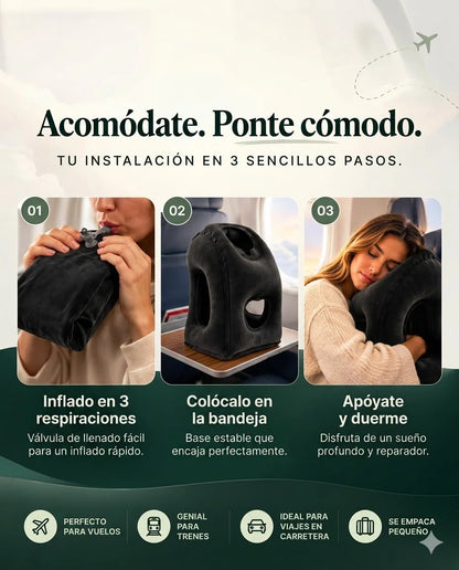 Almohada Inflable Travel Pro